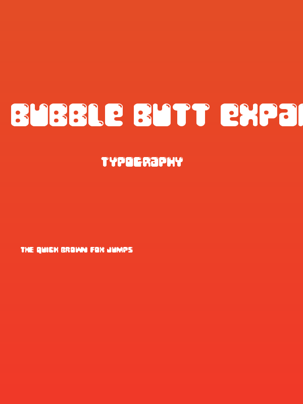 Bubble Butt Expanded Poster