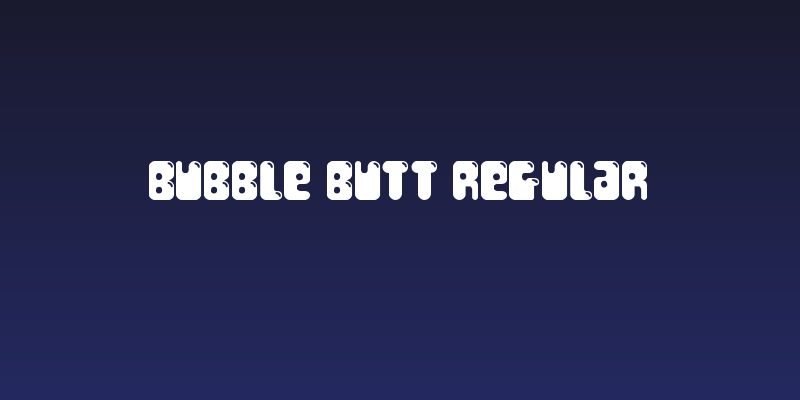 Bubble Butt Regular Social Header
