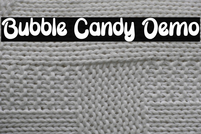 Bubble Candy Demo Example 1