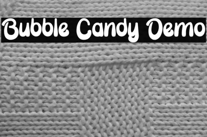 Bubble Candy Demo Example 1