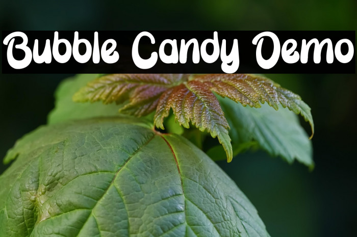 Bubble Candy Demo Example 2