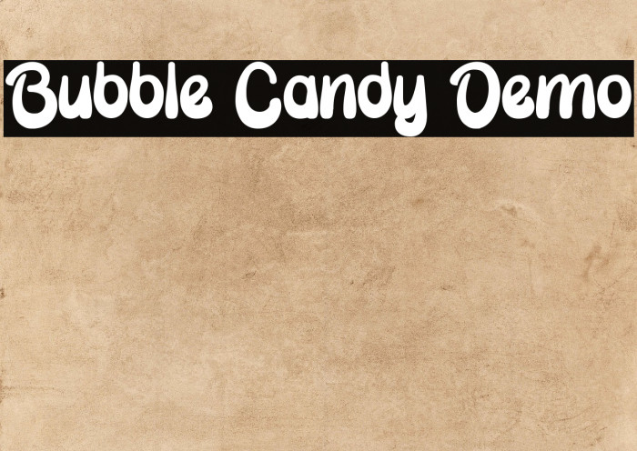 Bubble Candy Demo Example 3