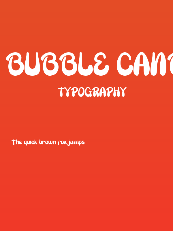 Bubble Candy Demo Poster