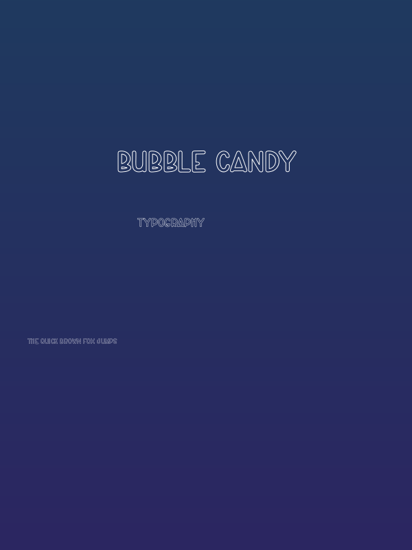 Bubble Candy Poster