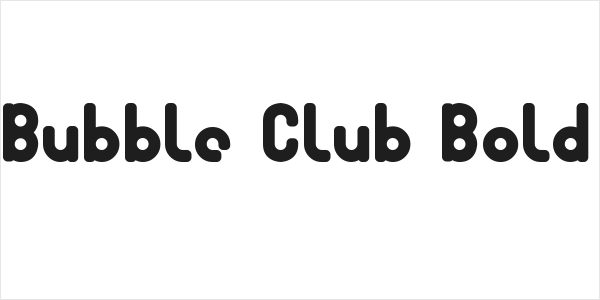 Bubble Club Bold Logo