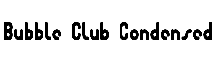 Bubble Club Condensed  لخطوط تنزيل