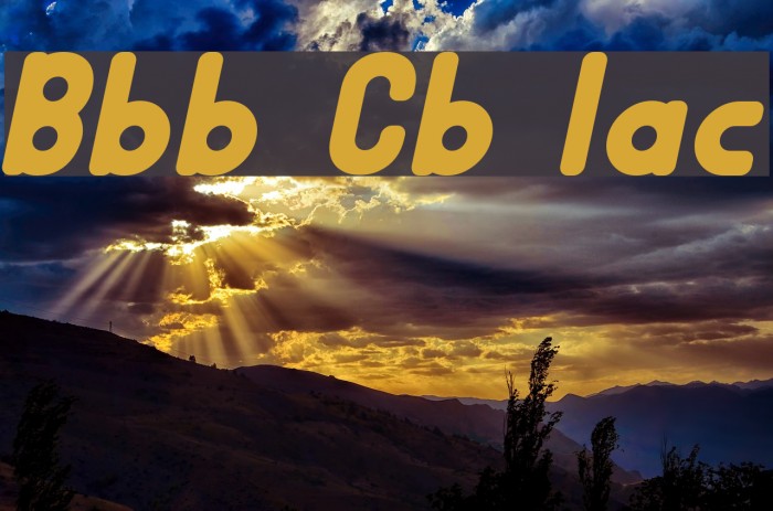Bubble Club Italic Font examples