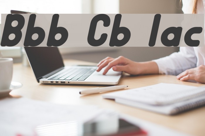 Bubble Club Italic Font examples