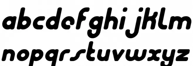 Bubble Club Italic خط أحرف صغيرة