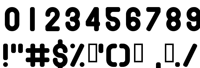 Bubble Club Font OTHER CHARS