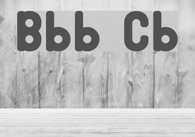 Bubble Club Font examples