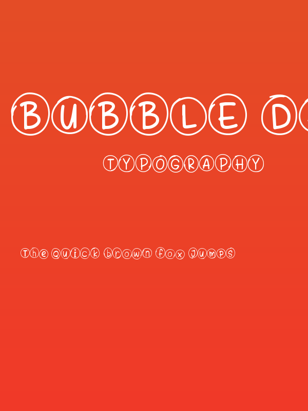 Bubble Dance Monogram Poster