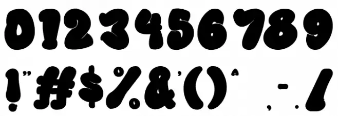 Bubble Dope 字体 其它煤焦