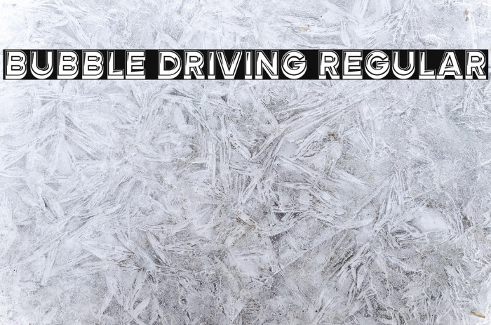 Bubble Driving Regular Example 1