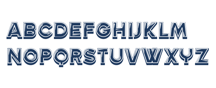 Bubble Driving Regular Lowercase