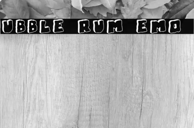 Bubble Frum Demo 3D フォント examples