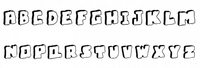 Bubble Frum Demo 3D 字体 小写