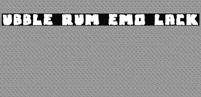 Bubble Frum Demo Black フォント examples