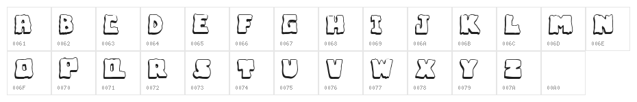 Bubble Frum Demo Shadow Character Map