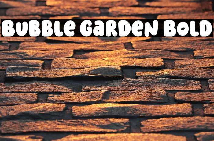 Bubble Garden Bold Example 2