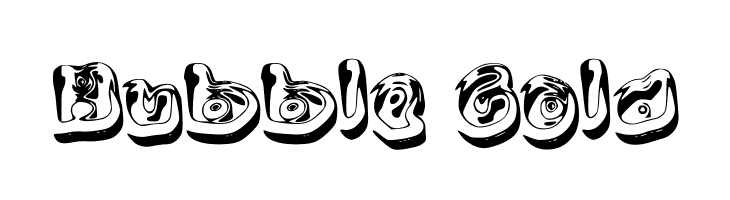 Bubble Gold  font caratteri gratis