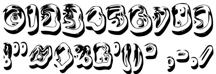 Bubble Gold Font OTHER CHARS
