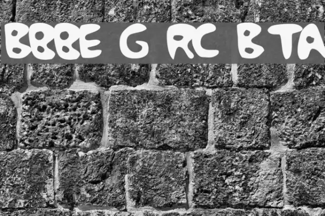 Bubble Gum Rock BTrial خط examples