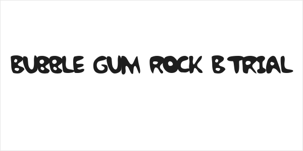 Bubble Gum Rock BTrial Logo
