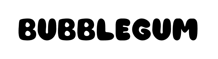 Bubble Gum  Скачать бесплатные шрифты