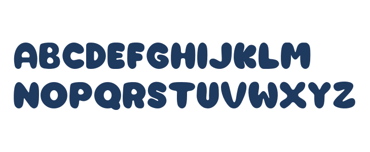 Bubble Gum Lowercase