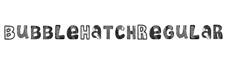 Bubble Hatch Regular  フリーフォントのダウンロード
