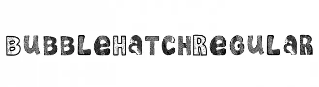 Bubble Hatch Regular  baixar fontes gratis