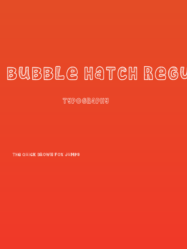 Bubble Hatch Regular Poster