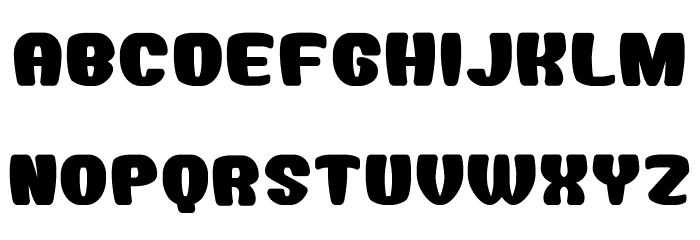 Bubble Head Font LOWERCASE