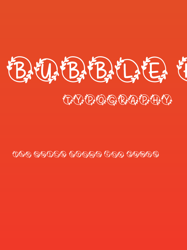 Bubble Heart Monogram Poster