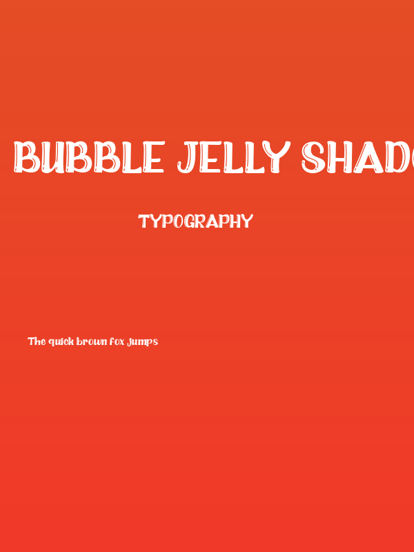 Bubble Jelly Shadow Poster