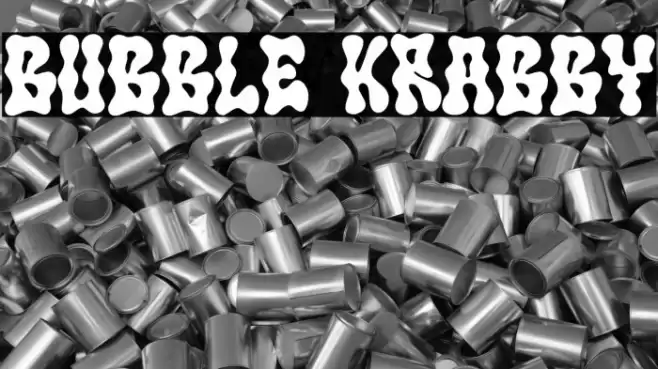 Bubble Krabby Шрифта examples