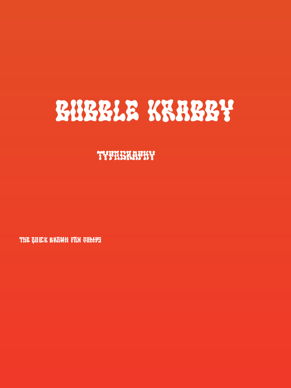 Bubble Krabby Poster