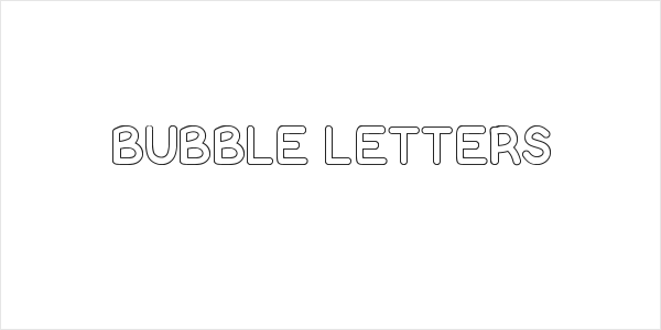Bubble Letters Logo