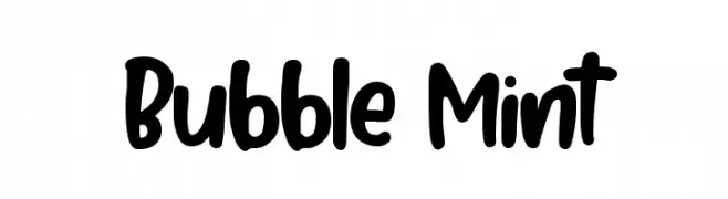 Bubble Mint  Fuentes Gratis Descargar