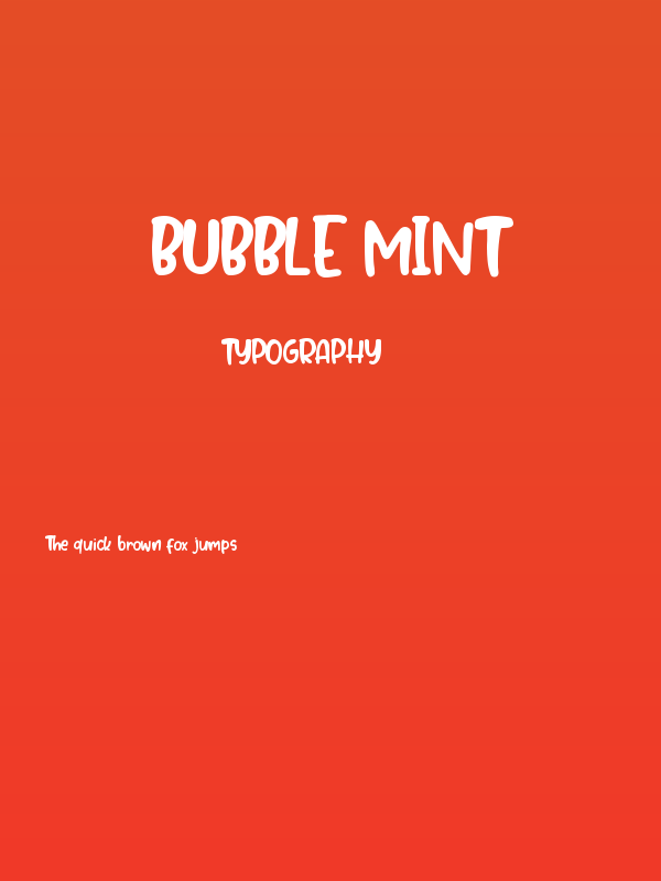 Bubble Mint Poster