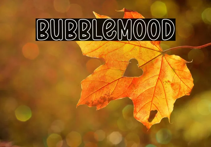 Bubble Mood Example 1
