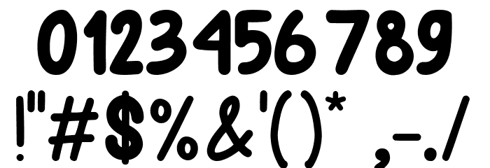 Bubble North Font OTHER CHARS