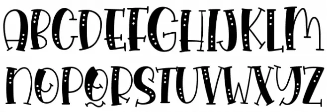 Bubble Pink Schriftart Groß