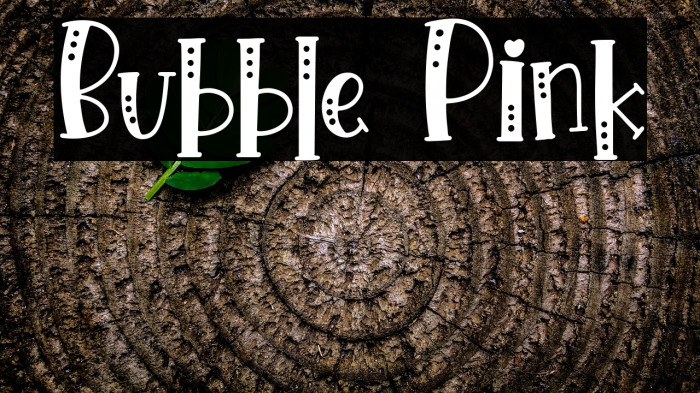 Bubble Pink Example 3