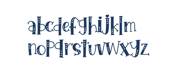 Bubble Pink Lowercase