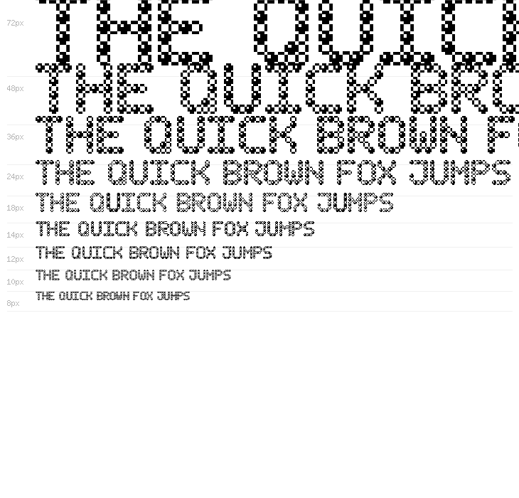 Bubble Pixel-7 Bead Waterfall