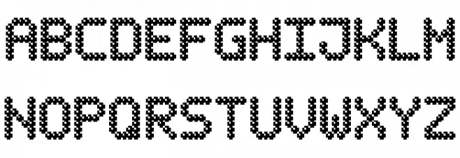 Bubble Pixel-7 Dark Schriftart Groß