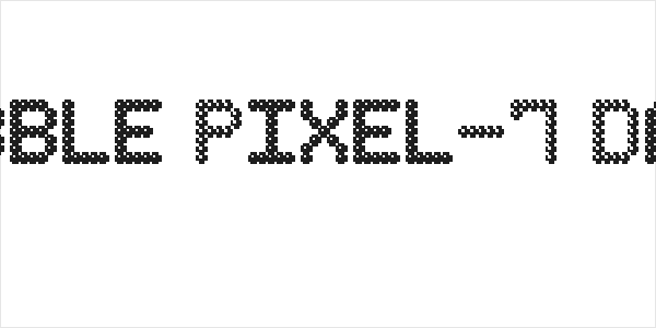 Bubble Pixel-7 Dark Logo