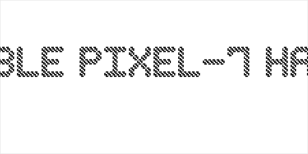 Bubble Pixel-7 Hatch Logo
